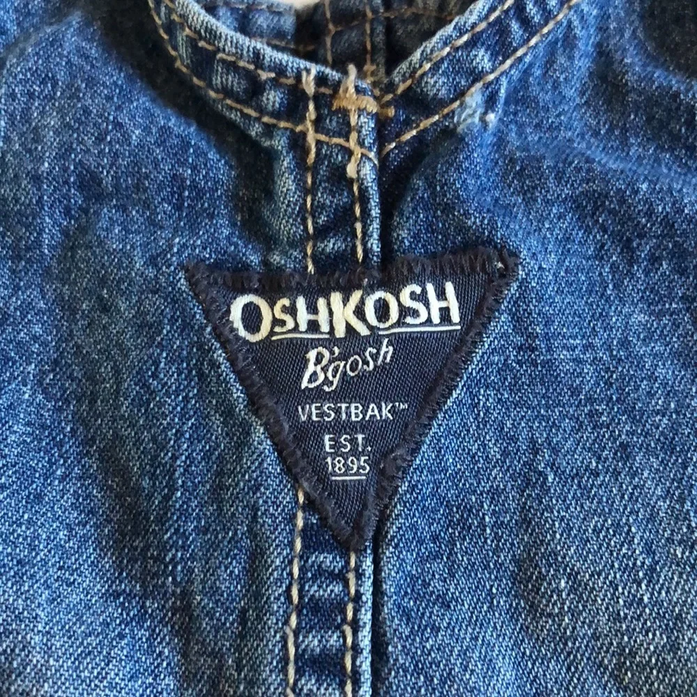 Oshkosh denim overalls 24 month With canvas straps